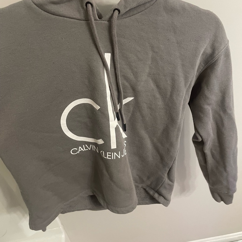 Calvin Klein Jeans Charcoal Hoodie